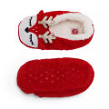 Women Christmas Indoor Plush Ballerina Slippers